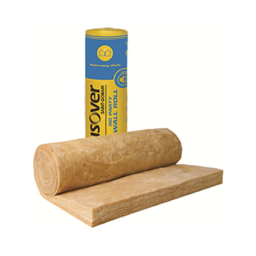 Isover RD Party Wall Insulation Roll 8.5m x 455mm x 75mm Pack of 2
