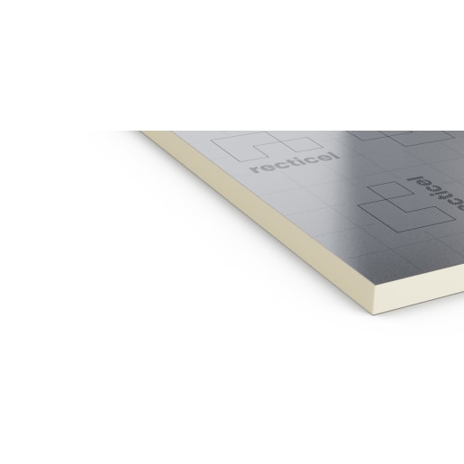 Recticel Eurowall Cavity PIR Cavity Wall Insulation Board (Partial Fill) 1.2m x 450mm x 100mm