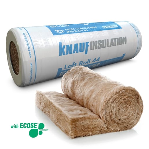 Knauf Insulation Loft Roll 44 Combi-Cut 100mm x 12.18m 13.89m²