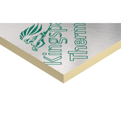 Kingspan TP10 Thermapitch Roof Insulation Board 2.4 x 1.2m x 110mm Pack of 3