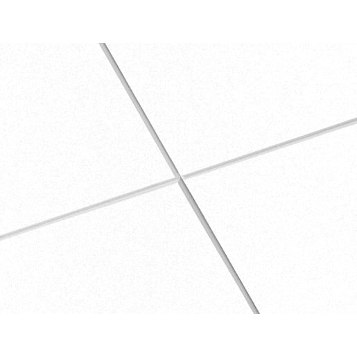 Ecophon Focus Ds Ceiling Tile 1200 x 600 x 20mm Box of 10 White Frost