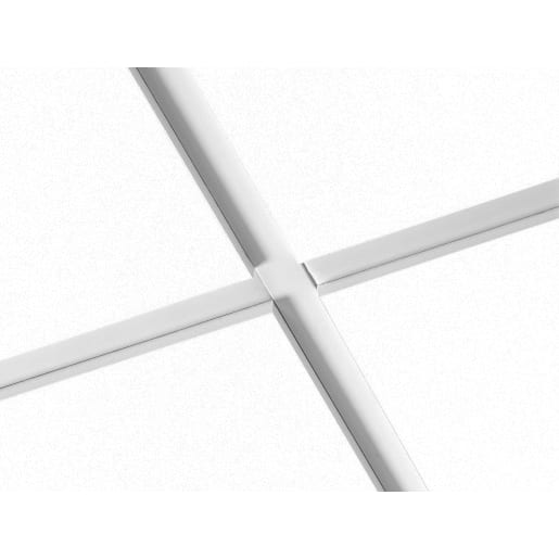 Ecophon Focus ET24 Ceiling Tile 600 x 600 x 20mm Box of 20 White Frost