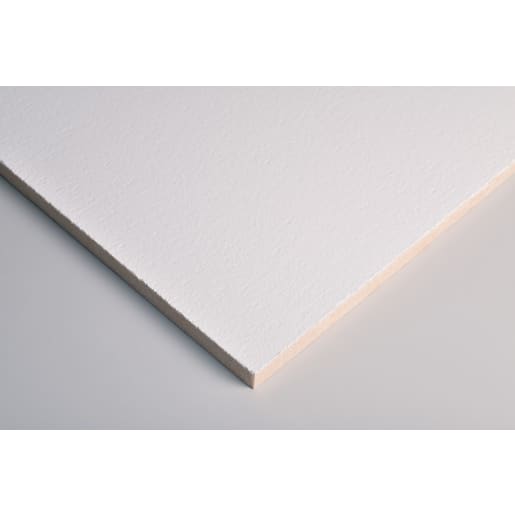Zentia Bioguard Plain Board Ceiling Tile 600 x 600 x 15mm Box of 16