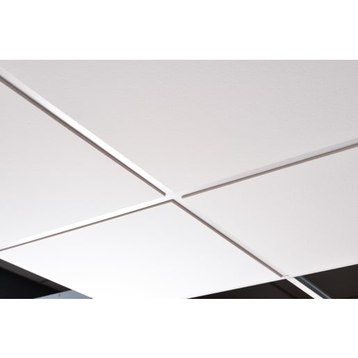 Zentia Bioguard Plain Tegular Ceiling Tile 600 x 600 x 15mm Box of 16