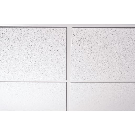 Zentia Fission FT Tegular Ceiling Tile 600 x 600 x 15mm Box of 16