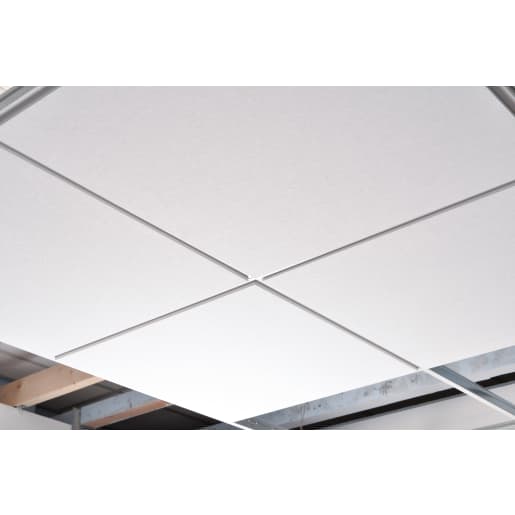 Zentia Perla OP 0.95 MicroLook 90 Ceiling Tile 600 x 600 x 15mm Box of 16