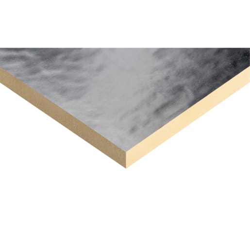 Kingspan TR26 Thermaroof Roof Insulation Board 2.4 x 1.2m x 60mm Pack of 5
