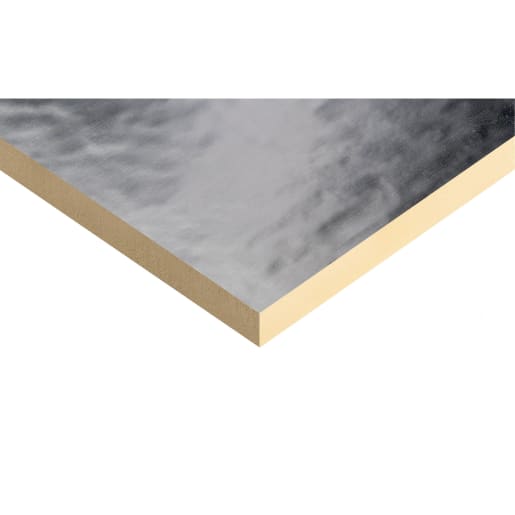 Kingspan TR26 Thermaroof Roof Insulation Board 2.4 x 1.2m x 25mm Pack of 12