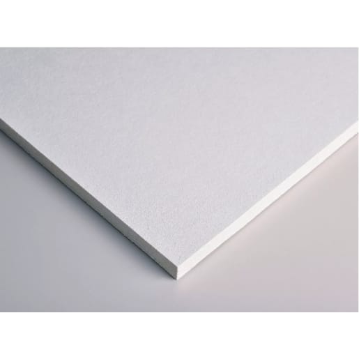 Zentia Plain Ceiling Tile Microlook 600 x 600 x 15mm Box of 16